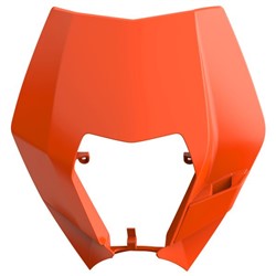 Headlamp cover, colour Orange fits KTM EXC, XCF-W, XC-W 125-500 2008-2013