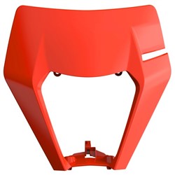 Headlamp cover, colour Orange fits KTM EXC, XCF-W, XC-W 125-500 2017-2019
