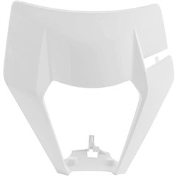 Headlamp cover, colour White fits KTM EXC, XCF-W, XC-W 125-500 2020-2023