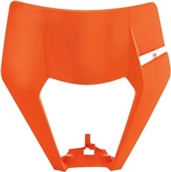 Headlamp cover, colour Orange fits KTM EXC, XCF-W, XC-W 125-500 2020-2023