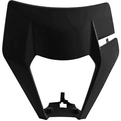 Headlamp cover, colour Black fits KTM EXC, XCF-W, XC-W 125-500 2020-2023