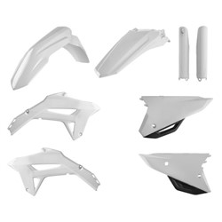 Off-road plastic accessories, colour White fits HONDA CRF 450 2021-2021