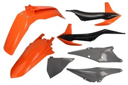 Plastiki off road, kolor OEM pasuje do KTM EXC, EXC-F 150-500 2020-2021