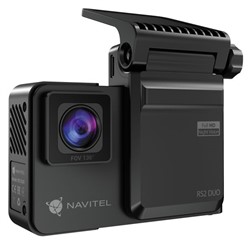 Wideorejestrator NAVITEL RS2 DUO kąt widzenia 143/136° format wideo MP4