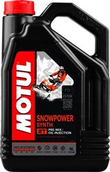 Alyva dvitakčiams varikliams MOTUL Snowpower (4L) sintetinis SNOWPOWER SYNTH 2T 4L