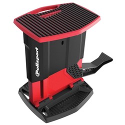 Motorcycle lifting table POLISPORT, colour black/red, folding_1