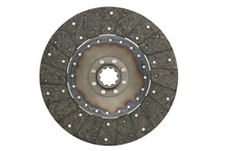 Clutch disc/plate organic (330mm) fits: COUNTY 1454, 1494, 854 T; FIAT 6600, 7000, 7200, 7600; FORD 5000, 5100 2WD, 5100 4WD, 5110 2WD, 5110 4WD, 5200, 5340, 5550, 5600, 5610 2WD, 5610 4WD, 5610 S