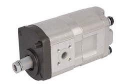 Hydraulic toothed pump double 8cm³/rev fits: CASE IH 433, 533, 633, 644, 645, 733, 743, 744, 745, 745 S, 833, 844, 844 S, 845, 856