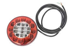 Rear lamp L/R (LED, 12/24V, with indicator, with stop light, parking light, no reflector, cable length: 2,5m)