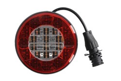 Rear lamp L/R (LED, 12/24V, with indicator, with stop light, parking light, no reflector, cable length: 0,2m, connector: AMP DIN 7PIN Bayonet)