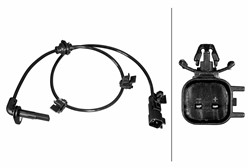 ABS sensor rear L/R (with buckle) fits: CHEVROLET CRUZE, VOLT; OPEL AMPERA, ASTRA J, ASTRA J GTC, ASTRA J/HATCHBACK, CASCADA 1.3D-2.0D 05.09-
