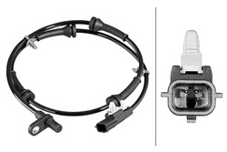 ABS sensor rear (with buckle) fits: NISSAN QASHQAI II, X-TRAIL III 1.2-1.7D 11.13-