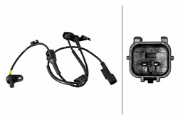 ABS sensor front L (with buckle) fits: HYUNDAI TUCSON, TUCSON/SUV; KIA SPORTAGE IV 1.6-2.4 06.15-09.22