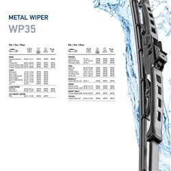 Wiper blade 9XW178 878-141 swivel 350mm (1 pcs) rear_7