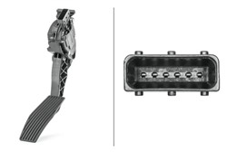 Sensor, accelerator pedal position 6PV009 765-741