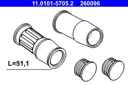 Guide Sleeve Kit, brake caliper 11.0101-5705.2