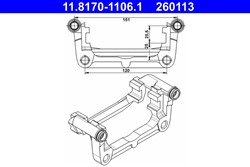 Bracket, brake caliper 11.8170-1106.1_2