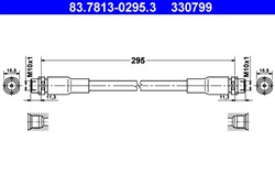 Przewód hamulcowy elastyczny 83.7813-0295.3_1