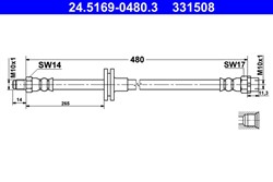 Przewód hamulcowy elastyczny 24.5169-0480.3_1