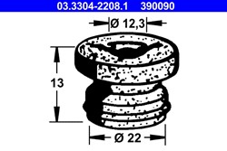 Bremžu šķidruma tvertnes vāciņš ATE 03.3304-2208.1_2