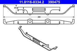Bremžu kluču montāžas komplekts ATE 11.8116-0334.2_1
