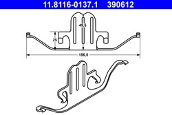 Bremžu kluču montāžas komplekts ATE 11.8116-0137.1_2