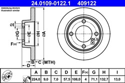 Bremžu disks ATE 24.0109-0122.1 (pārdošanas vienība - 1 gab.)_2