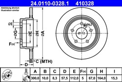 Bremžu disks ATE 24.0110-0328.1 (pārdošanas vienība - 1 gab.)_1