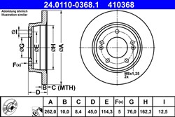 Bremžu disks ATE 24.0110-0368.1 (pārdošanas vienība - 1 gab.)_0