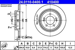 Bremžu disks ATE 24.0110-0400.1 (pārdošanas vienība - 1 gab.)_2