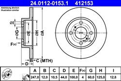 Bremžu disks ATE 24.0112-0153.1 (pārdošanas vienība - 1 gab.)_2