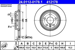 Bremžu disks ATE 24.0112-0178.1 (pārdošanas vienība - 1 gab.)_2