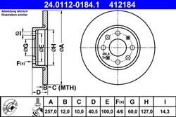 Bremžu disks ATE 24.0112-0184.1 (pārdošanas vienība - 1 gab.)_2