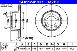 Bremžu disks ATE 24.0112-0190.1 (pārdošanas vienība - 1 gab.)_2