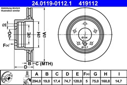 Bremžu disks ATE 24.0119-0112.1 (pārdošanas vienība - 1 gab.)_2