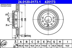 Bremžu disks ATE 24.0120-0173.1 (pārdošanas vienība - 1 gab.)_2