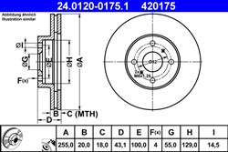Bremžu disks ATE 24.0120-0175.1 (pārdošanas vienība - 1 gab.)_2