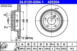 Bremžu disks ATE 24.0120-0204.1 (pārdošanas vienība - 1 gab.)_2