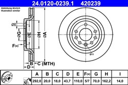 Bremžu disks ATE 24.0120-0239.1 (pārdošanas vienība - 1 gab.)_2