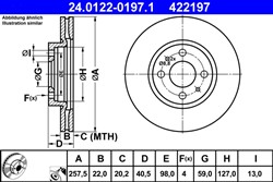 Bremžu disks ATE 24.0122-0197.1 (pārdošanas vienība - 1 gab.)_2