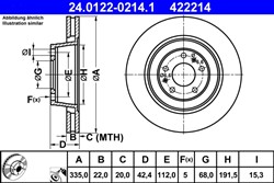 Bremžu disks ATE 24.0122-0214.1 (pārdošanas vienība - 1 gab.)_2