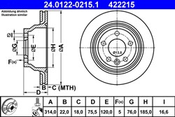 Bremžu disks ATE 24.0122-0215.1 (pārdošanas vienība - 1 gab.)_2