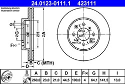 Bremžu disks ATE 24.0123-0111.1 (pārdošanas vienība - 1 gab.)_0