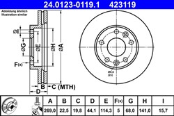 Bremžu disks ATE 24.0123-0119.1 (pārdošanas vienība - 1 gab.)_2