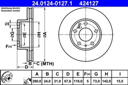 Bremžu disks ATE 24.0124-0127.1 (pārdošanas vienība - 1 gab.)_2
