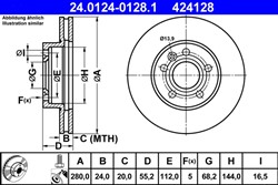 Bremžu disks ATE 24.0124-0128.1 (pārdošanas vienība - 1 gab.)_2