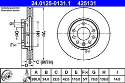 Bremžu disks ATE 24.0125-0131.1 (pārdošanas vienība - 1 gab.)_2