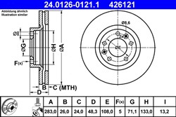 Bremžu disks ATE 24.0126-0121.1 (pārdošanas vienība - 1 gab.)_2