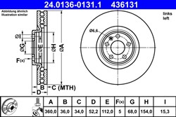 Bremžu disks ATE 24.0136-0131.1 (pārdošanas vienība - 1 gab.)_0
