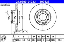 Bremžu disks ATE 24.0309-0123.1 (pārdošanas vienība - 1 gab.)_2
